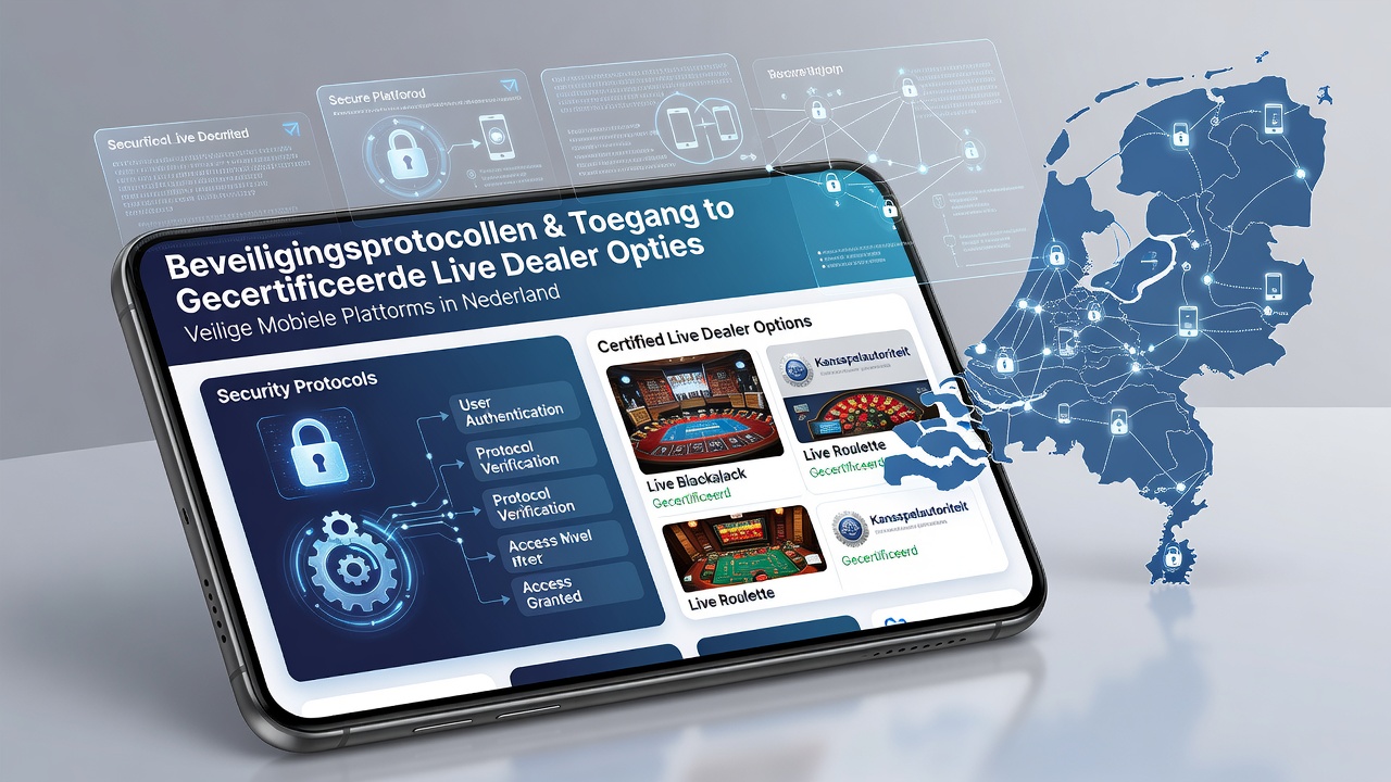 Encryptie en authenticatie in actie op een Nederlandse live casino app